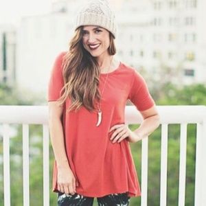 LulaRoe Red Perfect Tee